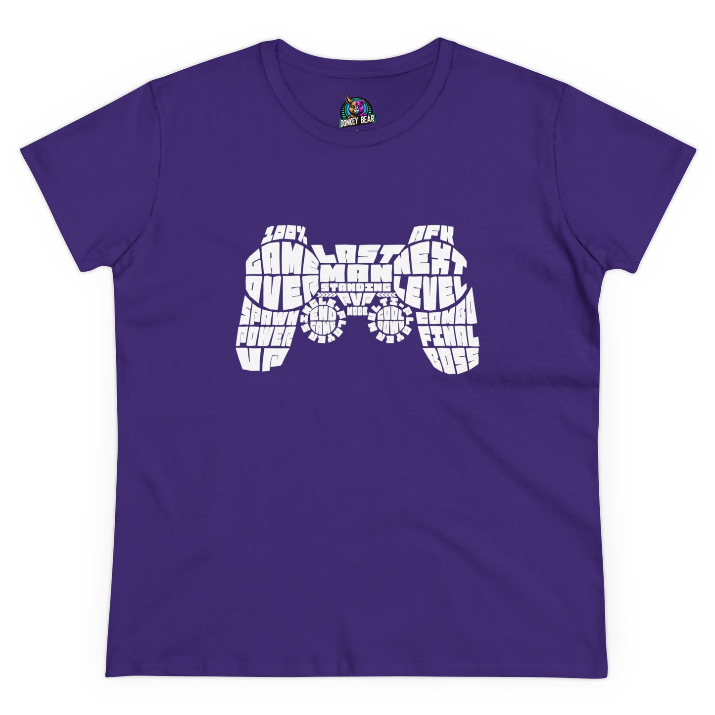 Word Art Gamer Controller T-Shirt – Where Words Meet Play