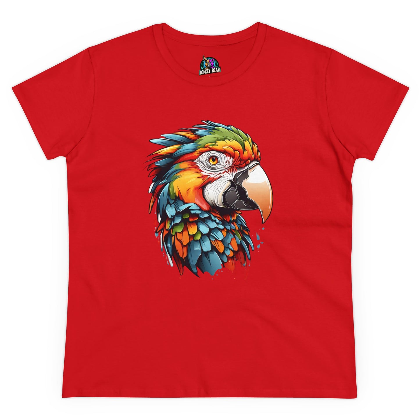 "Vibrant Parrot" T-Shirt – Bold, Colorful, and Full of Personality!