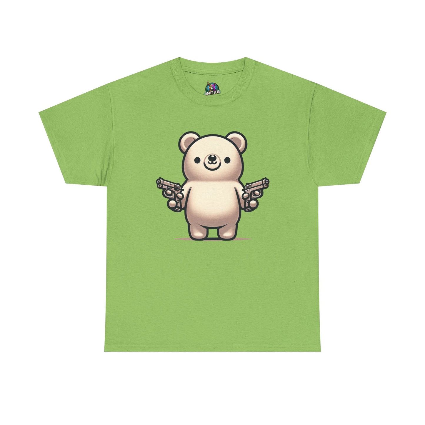 "Teddy with Attitude" T-Shirt – Cute, Cuddly, and Packing Heat