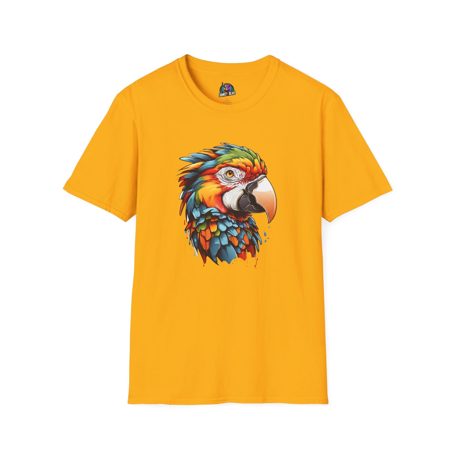 "Vibrant Parrot" T-Shirt – Bold, Colorful, and Full of Personality!