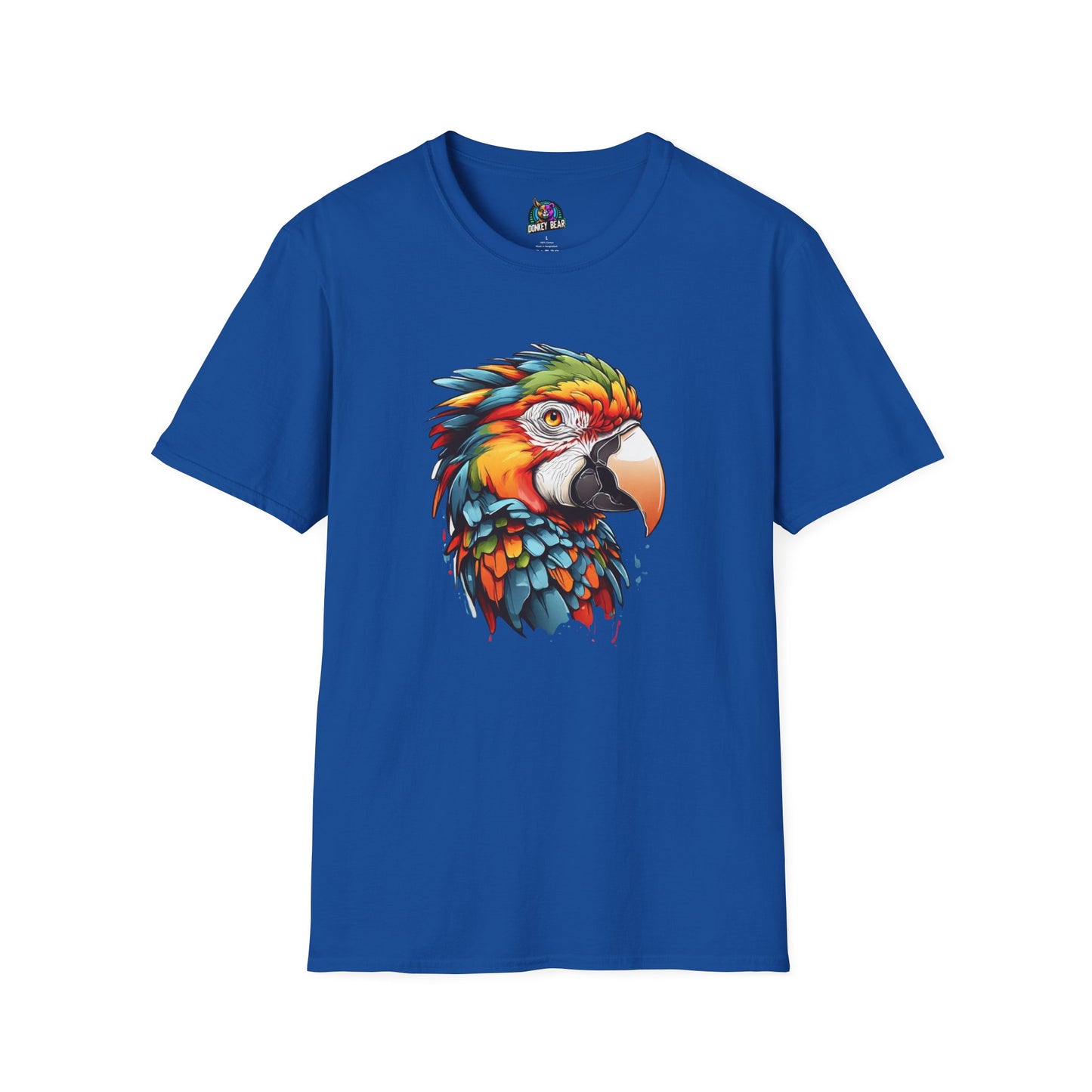 "Vibrant Parrot" T-Shirt – Bold, Colorful, and Full of Personality!