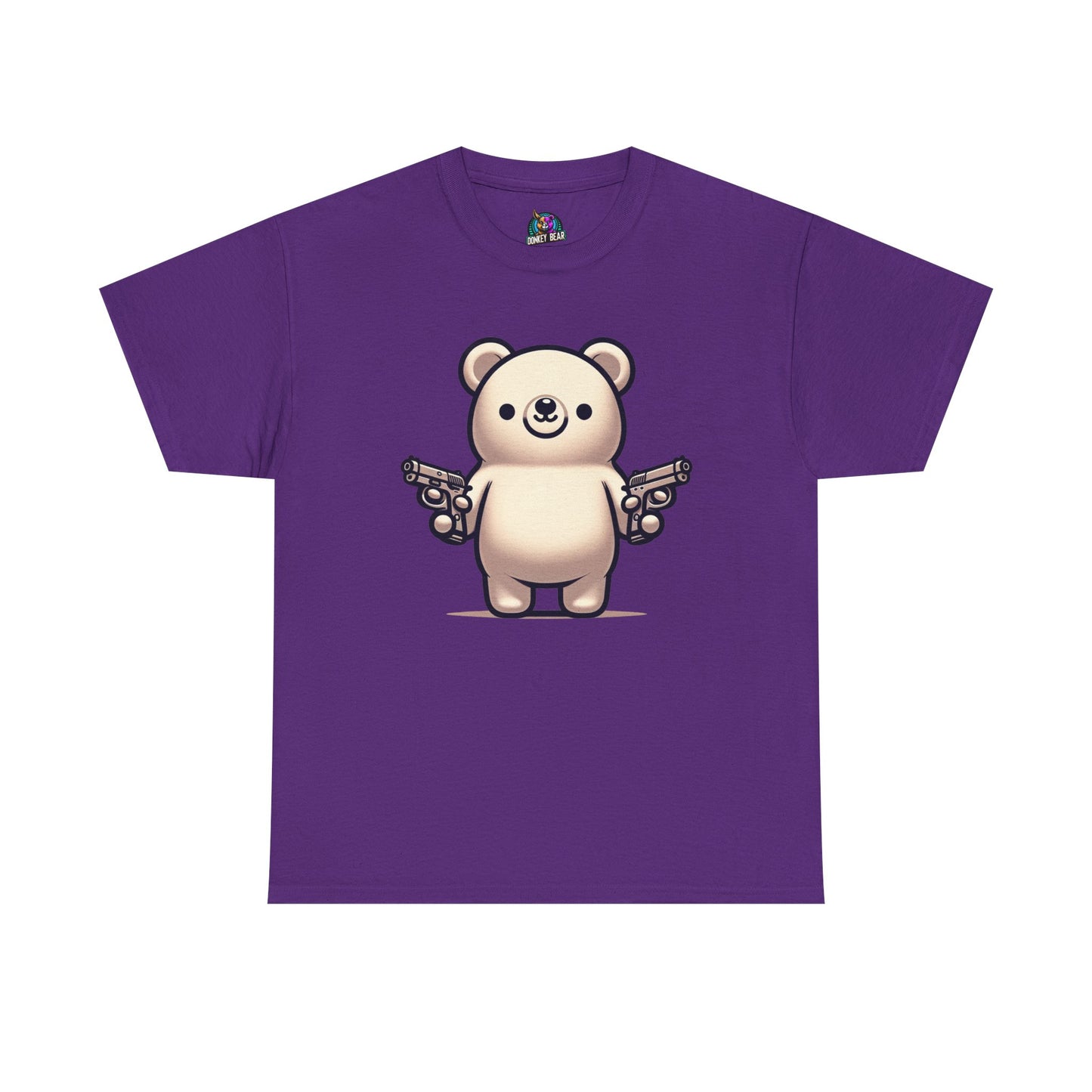 "Teddy with Attitude" T-Shirt – Cute, Cuddly, and Packing Heat