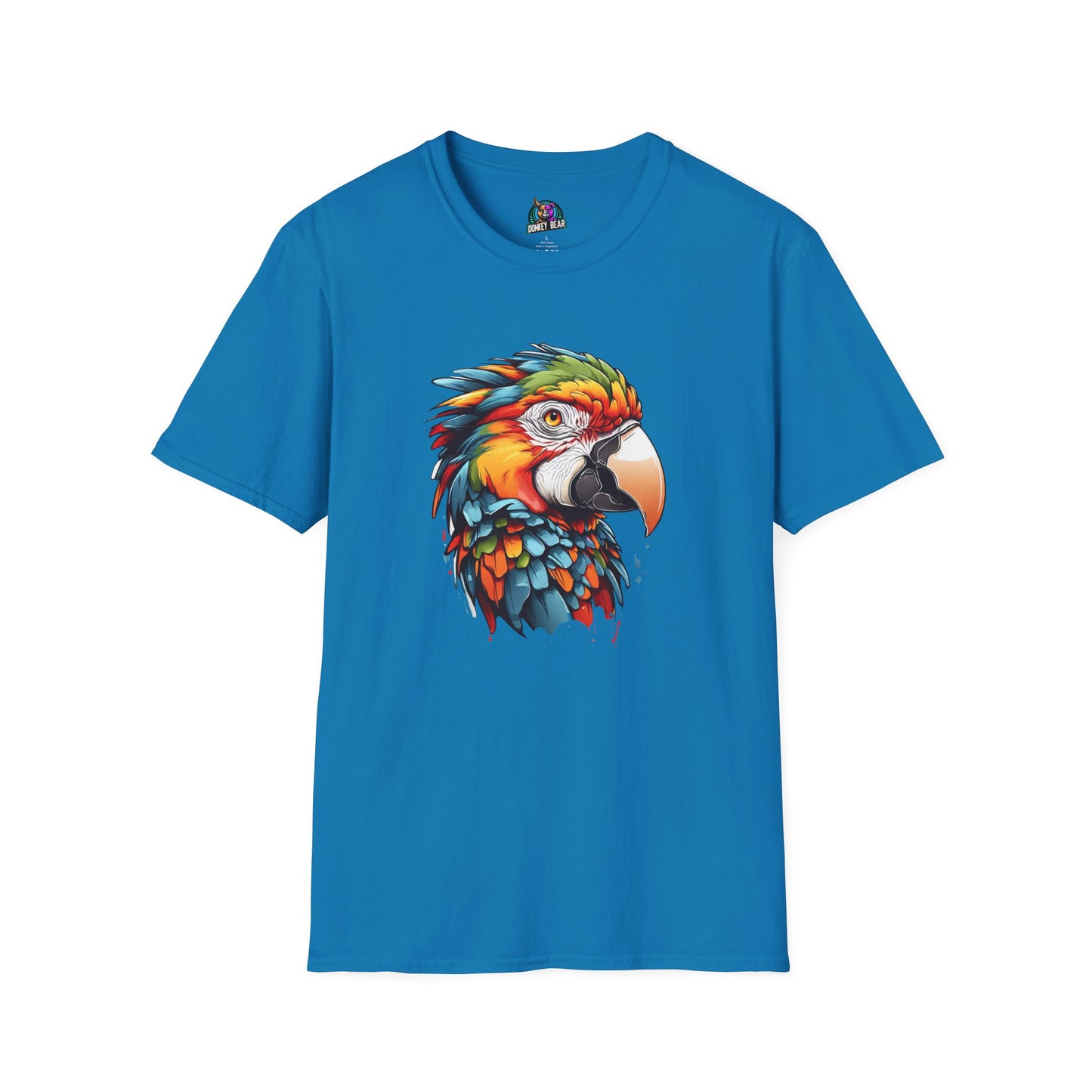 "Vibrant Parrot" T-Shirt – Bold, Colorful, and Full of Personality!