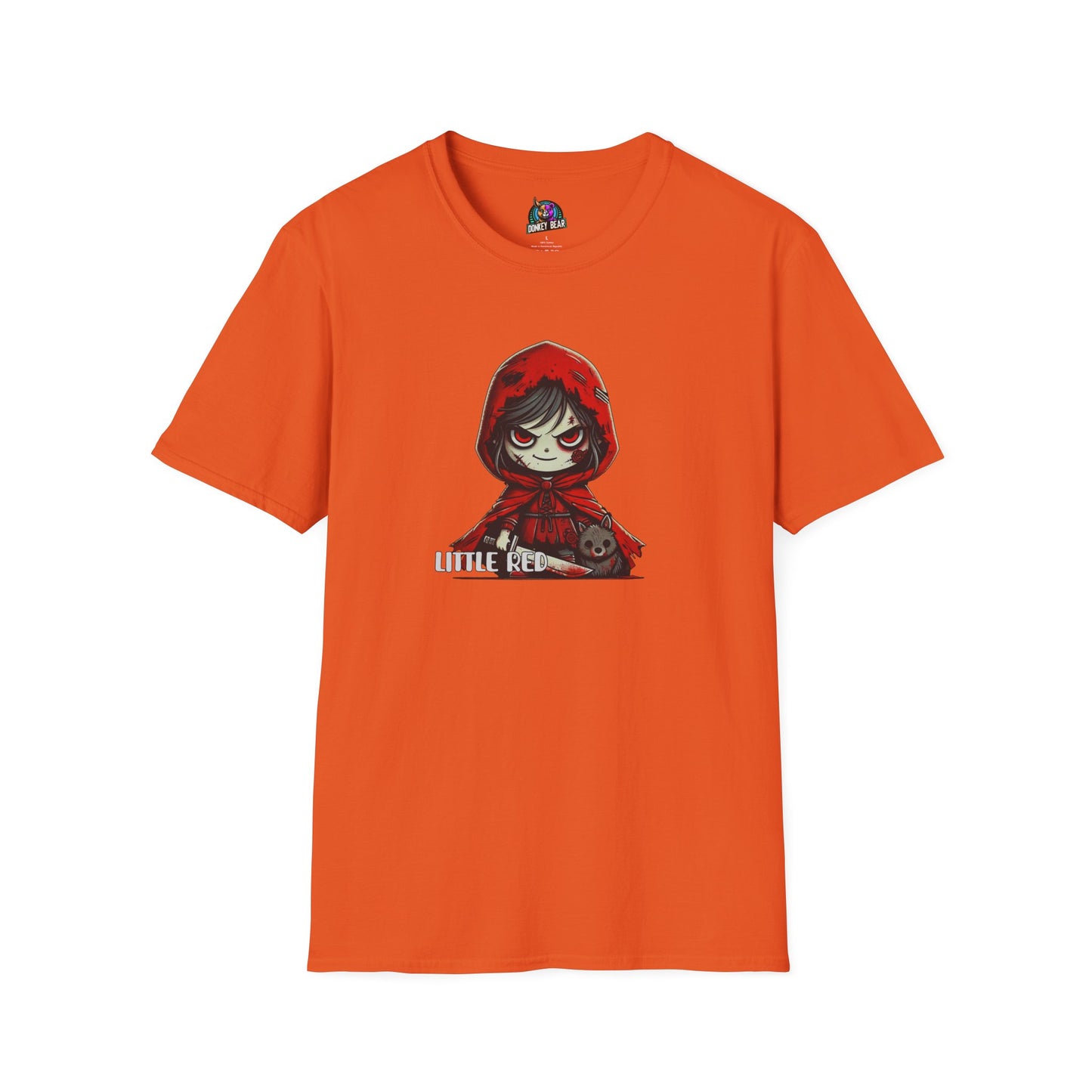 Creepy Red Riding Hood T-Shirt – A Dark Twist on a Classic Tale