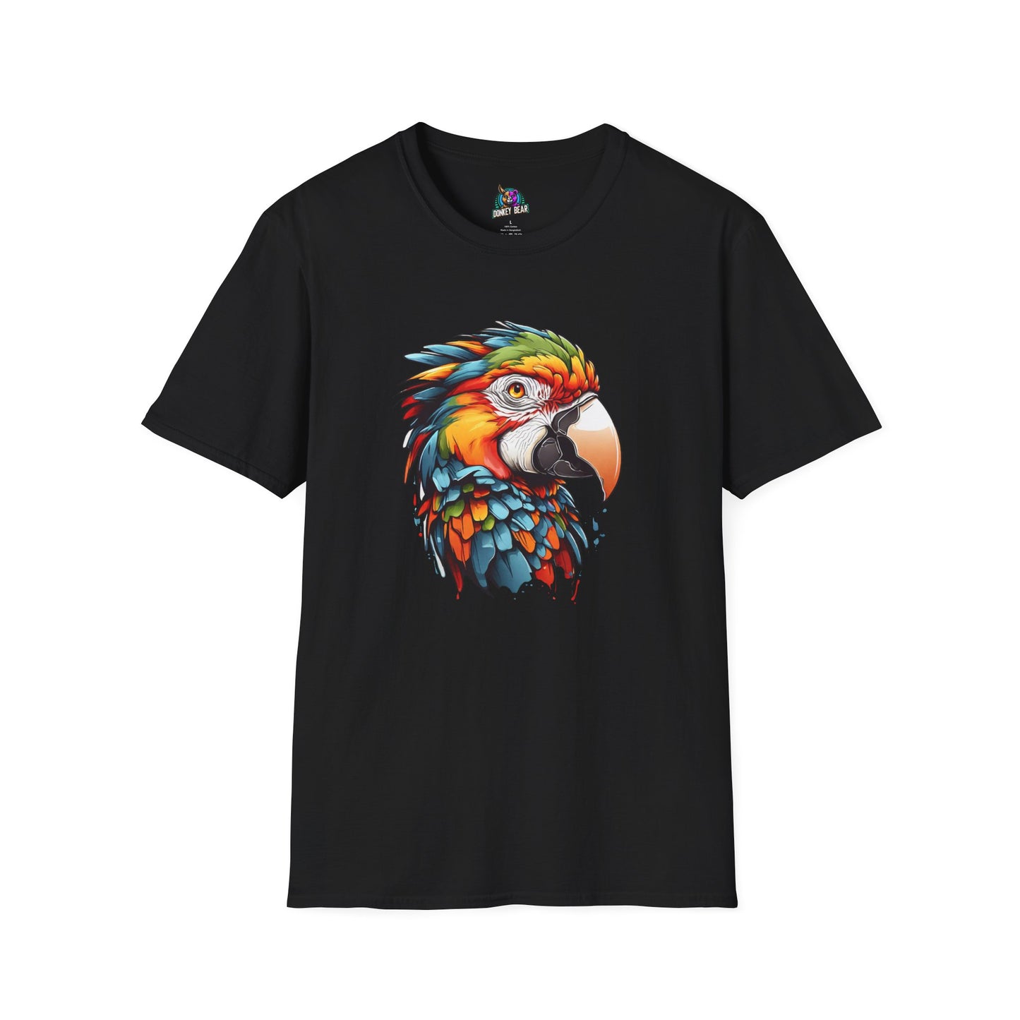 "Vibrant Parrot" T-Shirt – Bold, Colorful, and Full of Personality!