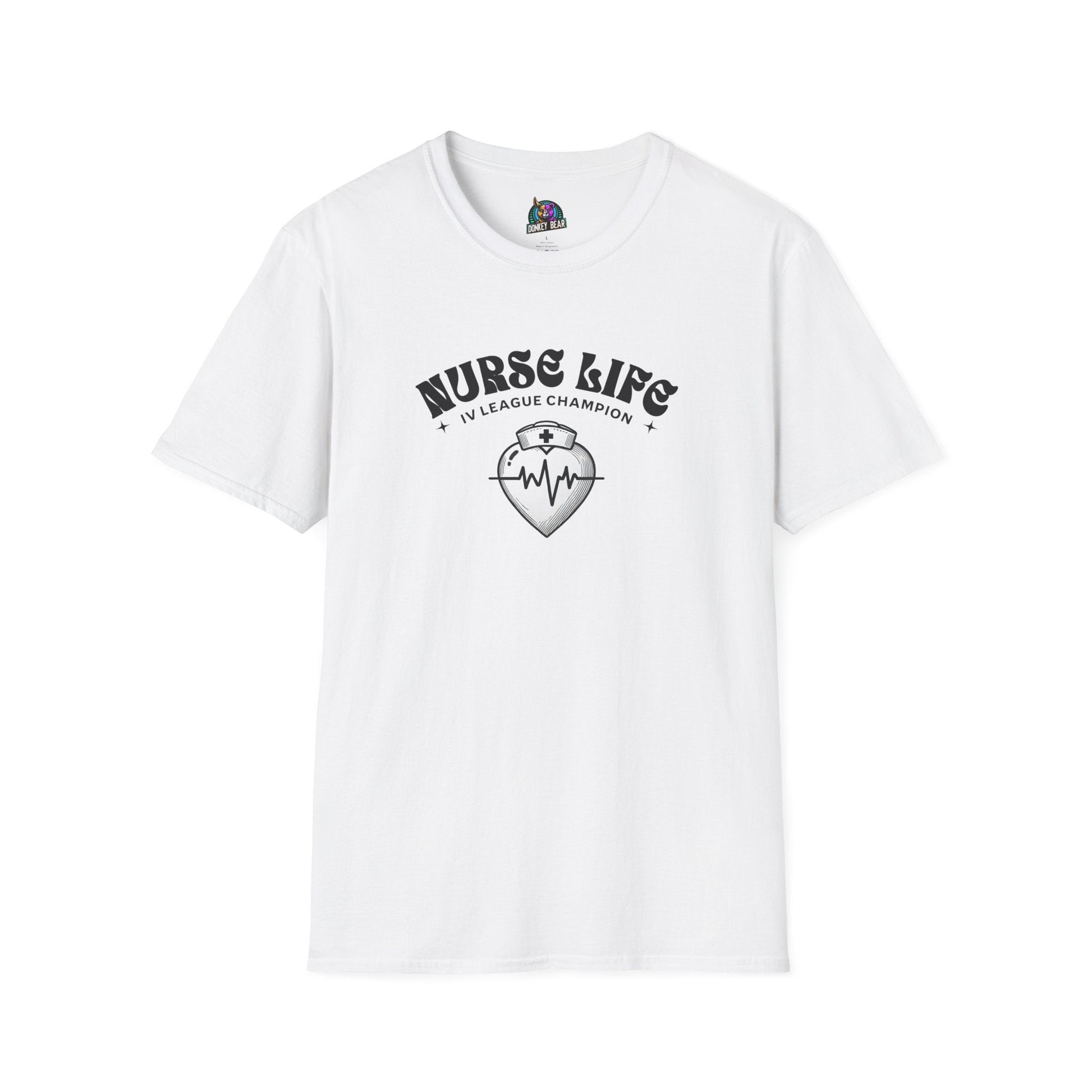 Nurse Life IV League Champion T-Shirt for Nurses.