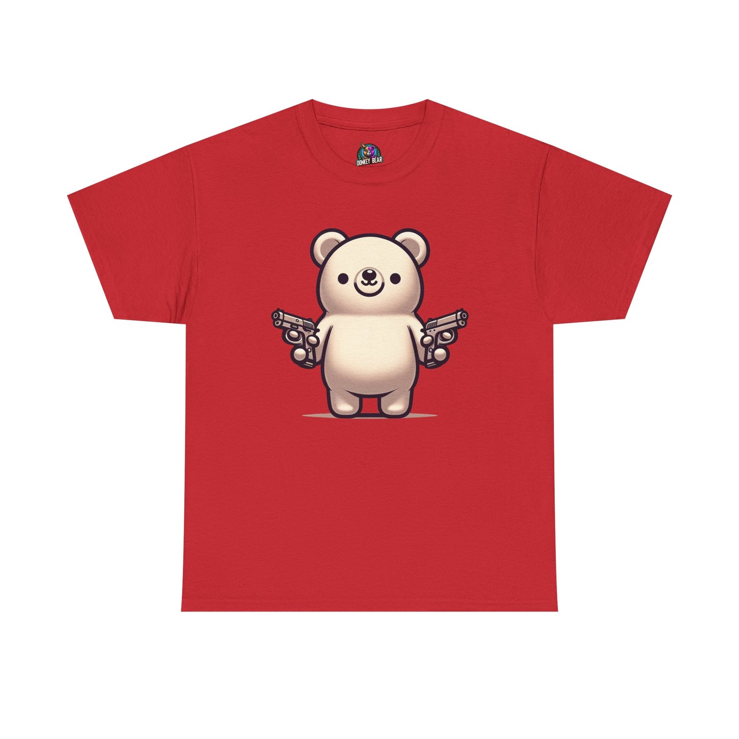 "Teddy with Attitude" T-Shirt – Cute, Cuddly, and Packing Heat