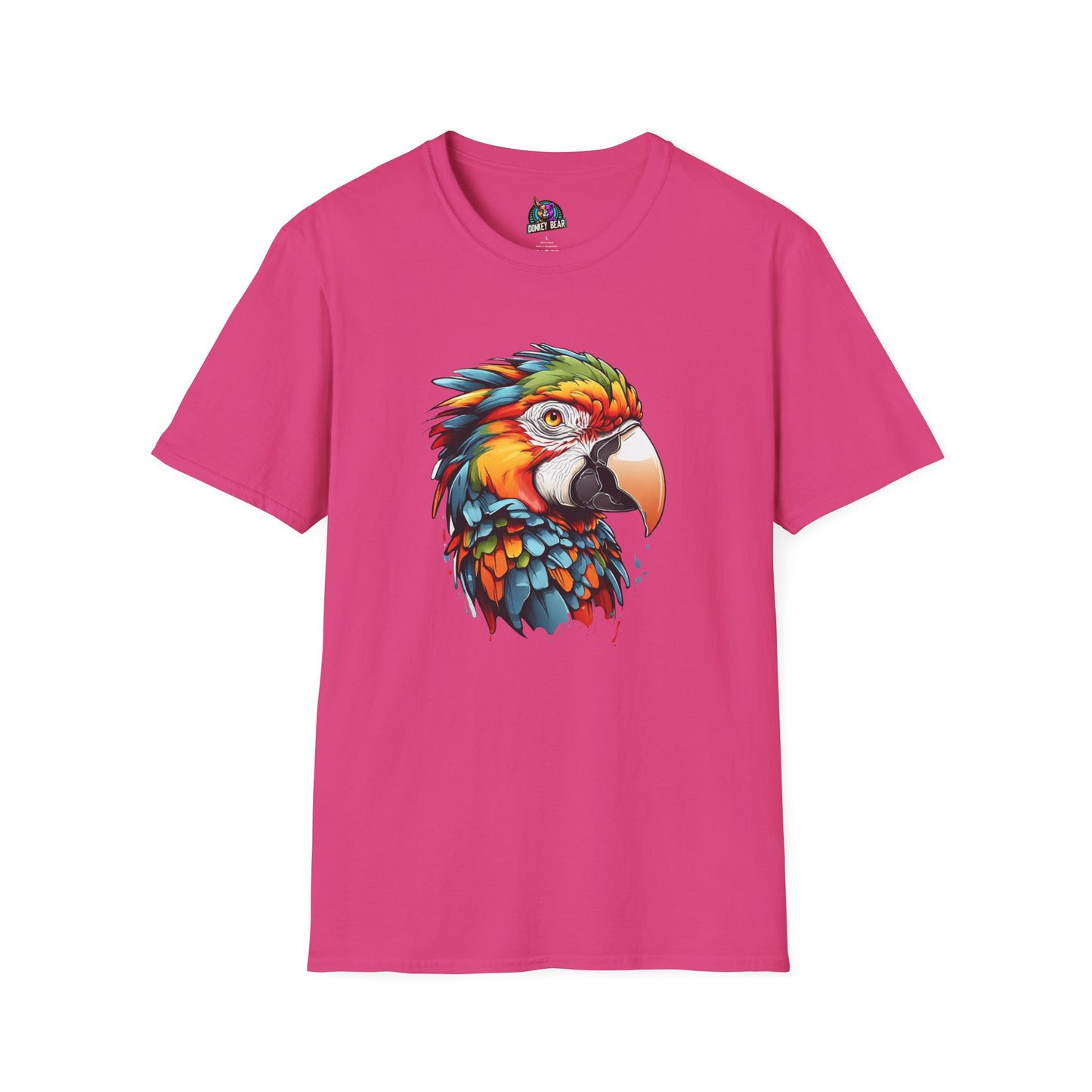 "Vibrant Parrot" T-Shirt – Bold, Colorful, and Full of Personality!