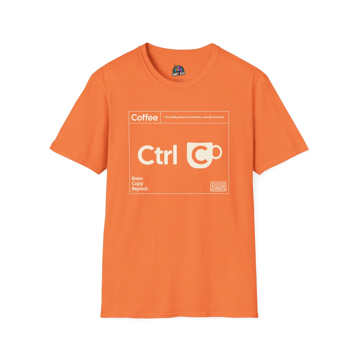 "Ctrl + C Coffee" T-Shirt – Copy, Paste, Caffeinate!
