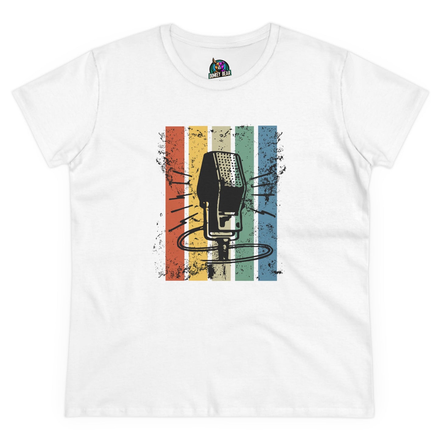 "Retro Mic" T-Shirt – Vintage Vibes, Timeless Sound