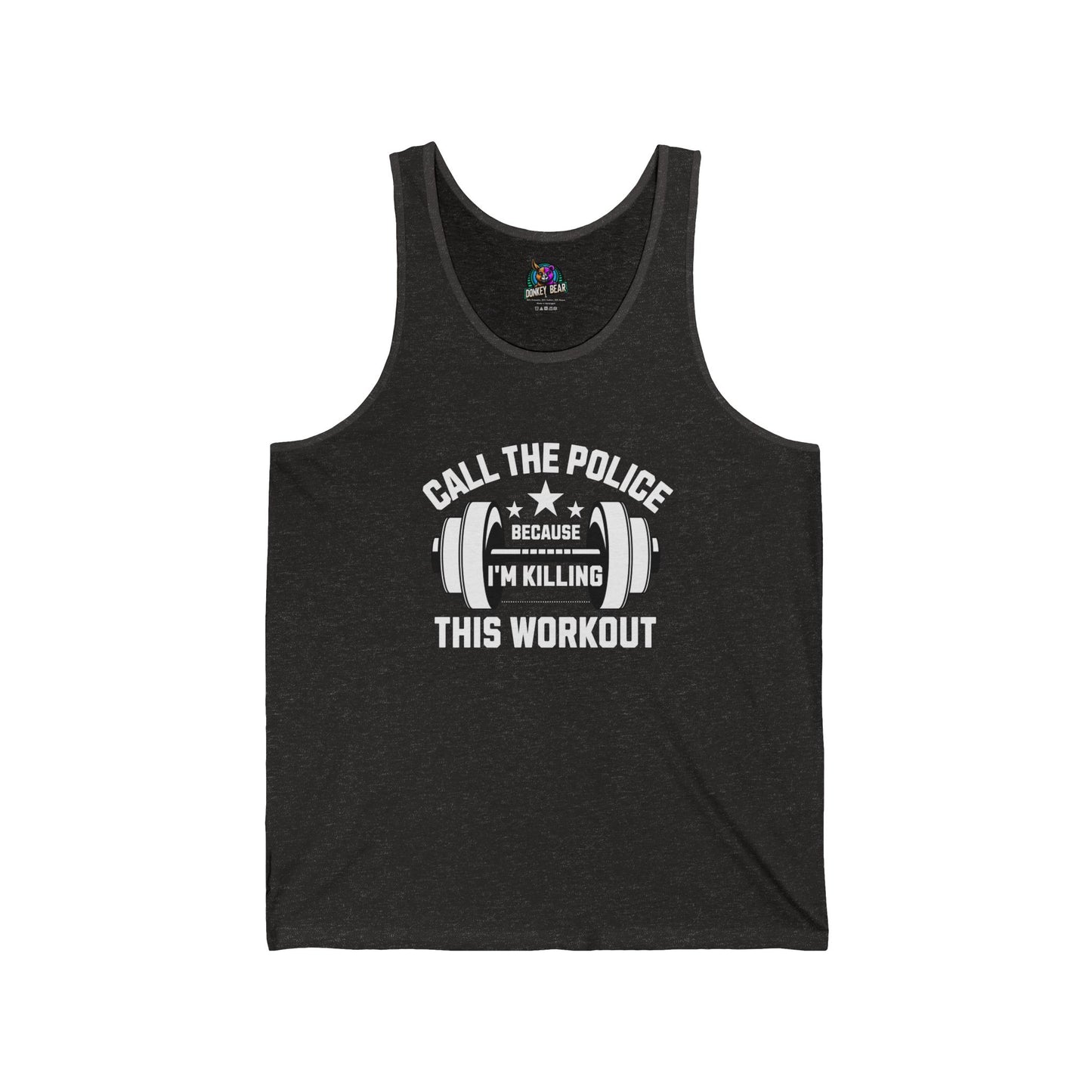 "Call the Police, I’m Killing This Workout" Tank Top – Fitness on Fire!