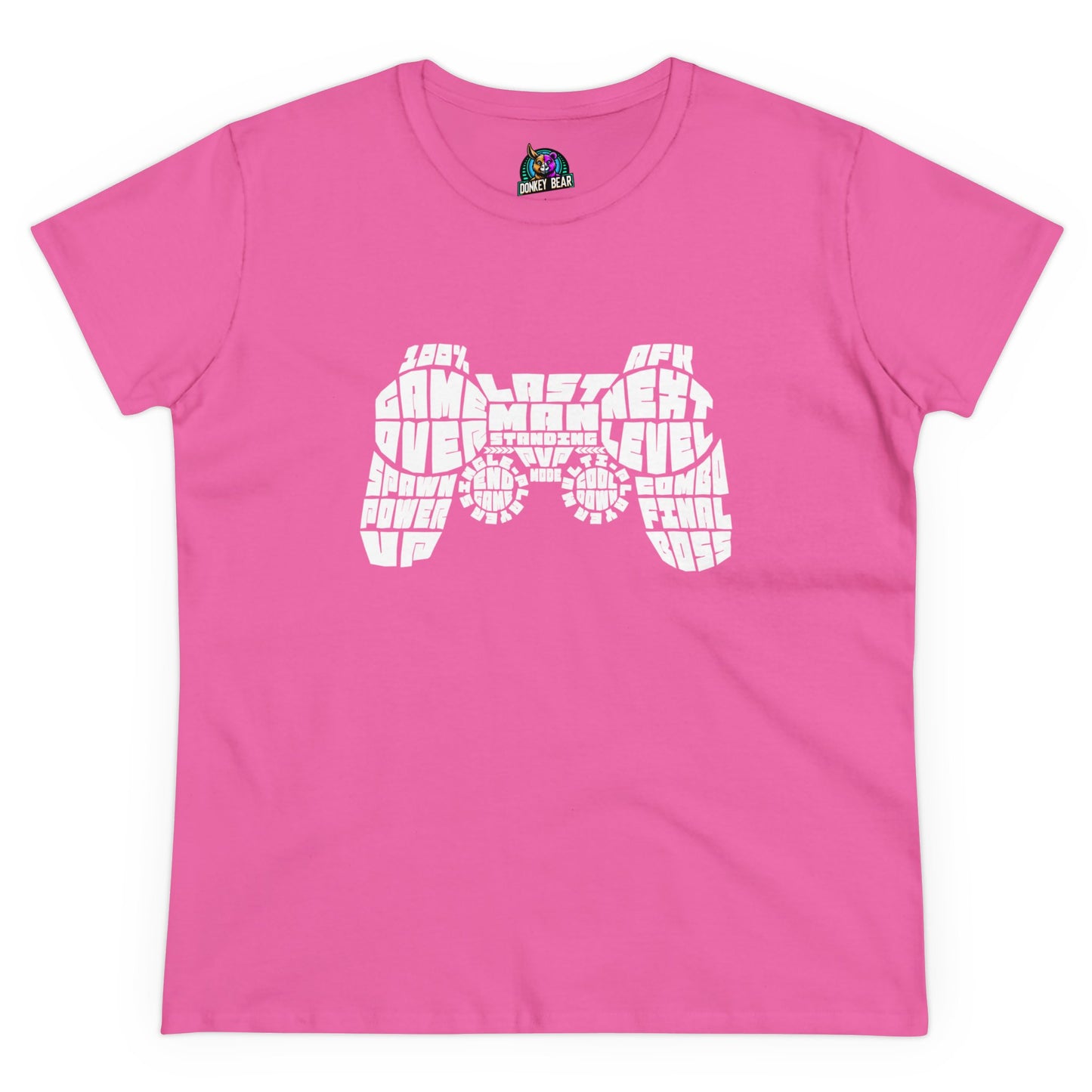 Word Art Gamer Controller T-Shirt – Where Words Meet Play