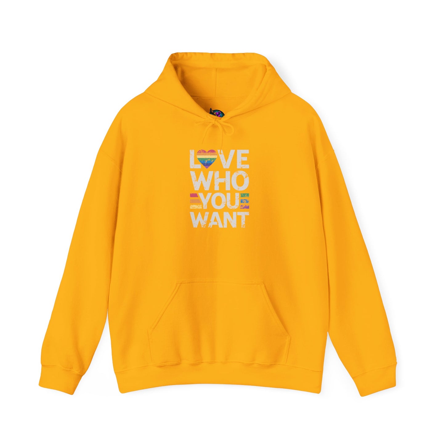 "Love Who You Want" Hoodie – Wear Your Pride, Own Your Love